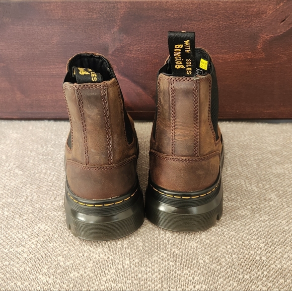 Dr Martens Brown Chelsea Ankle Boots, Womens 9, Mens 8 - Picture 4 of 9